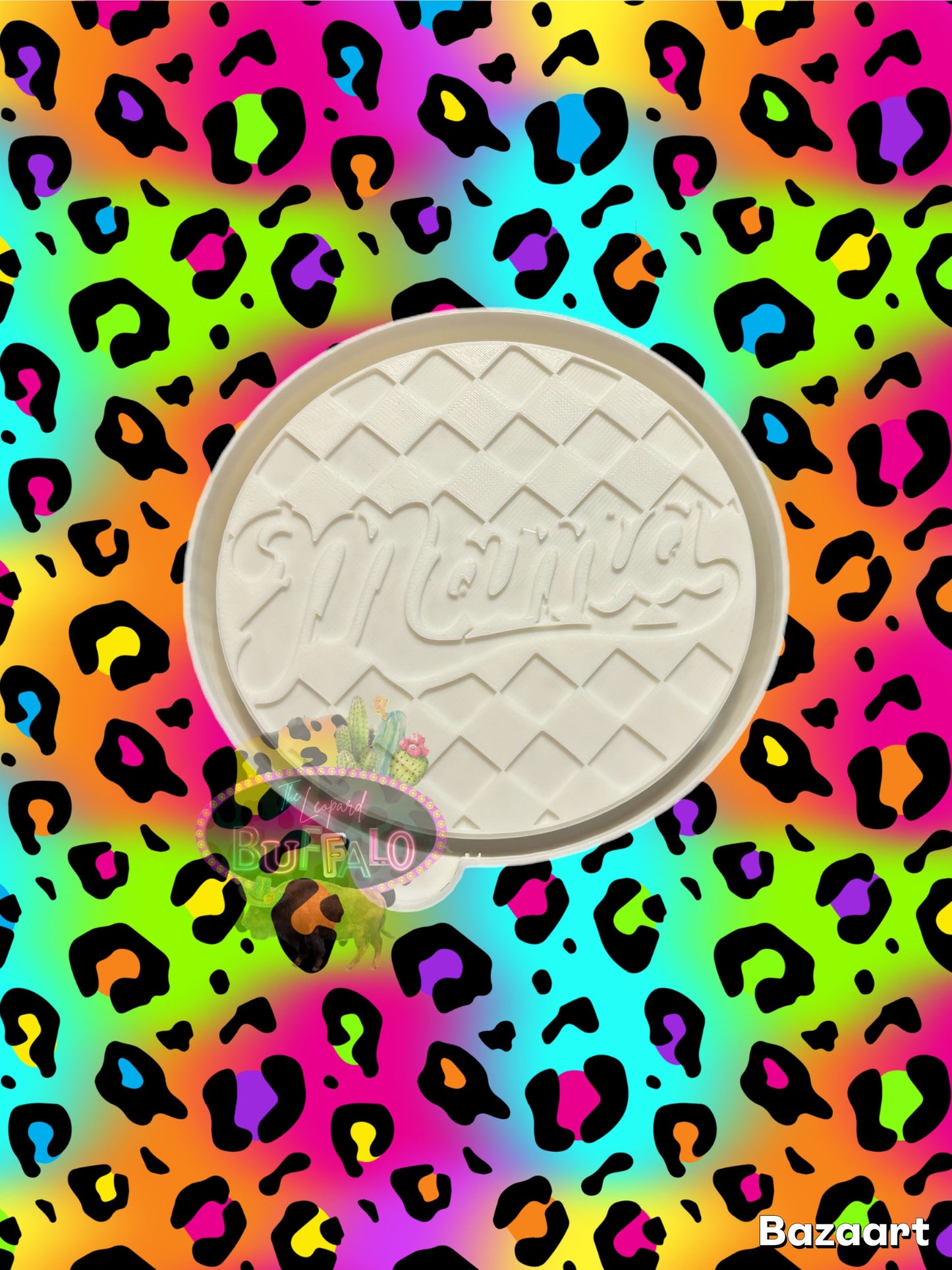 Checker Mama Round Silicone Mold