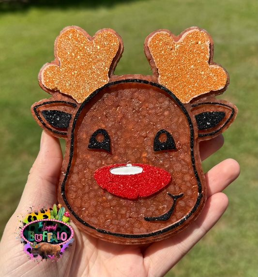 Cute reindeer Silicone Freshie Mold