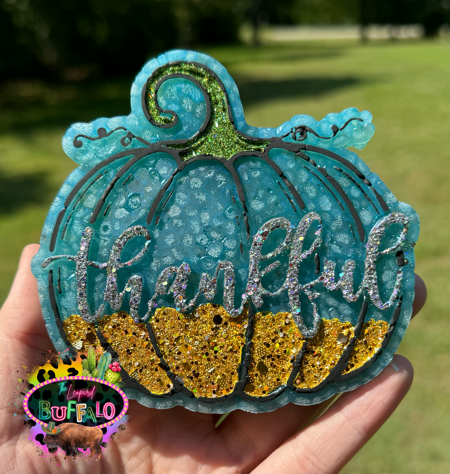 Thankful Pumpkin Silicone Freshie Mold