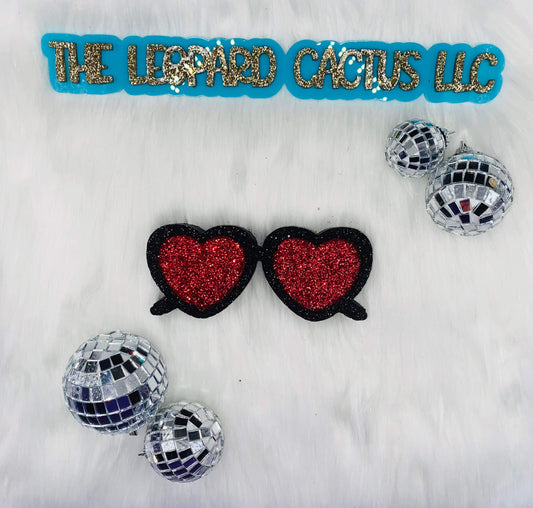 Heart Sunglasses Freshie Mold