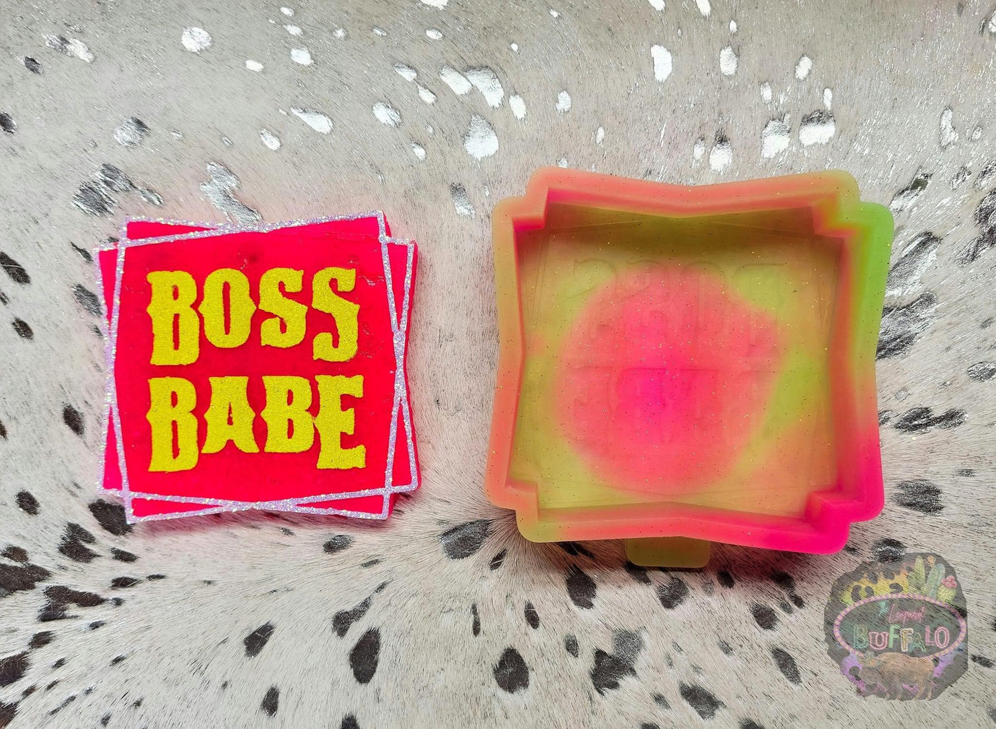 Boss Babe Silicone Freshie Mold