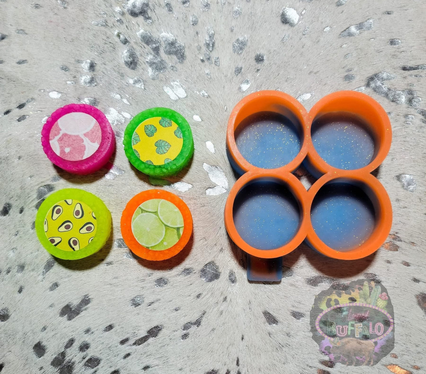 Circle Vents Silicone Freshie Mold