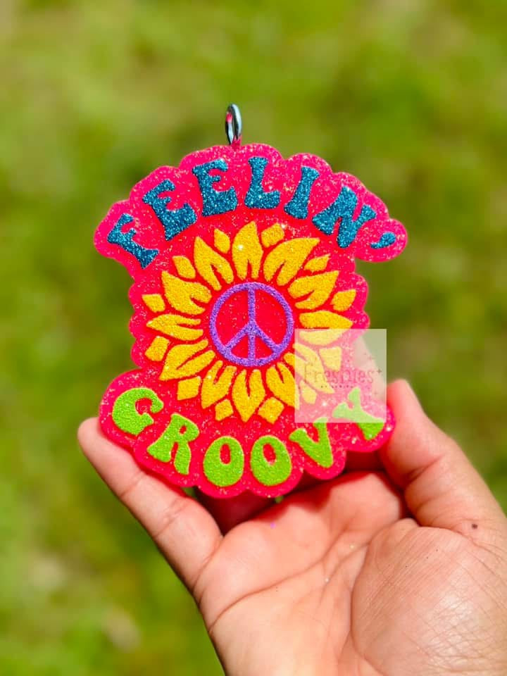 Feelin' Groovy Silicone Freshie Mold