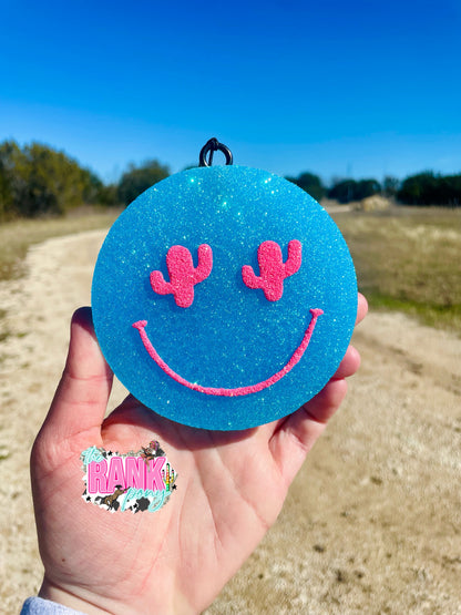 Cactus Eye Smiley Silicone Freshie Mold