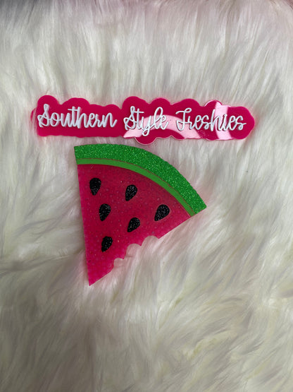 Watermelon Slice Silicone Freshie Mold