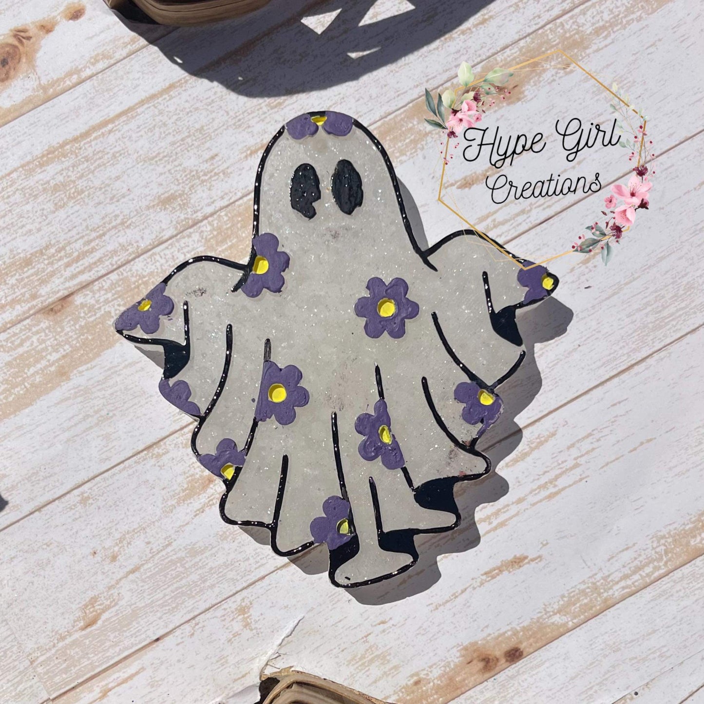 Floral Ghost Silicone Freshie Mold