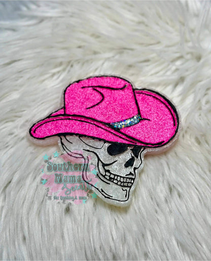 Cowboy Hat Skull Silicone Freshie Mold