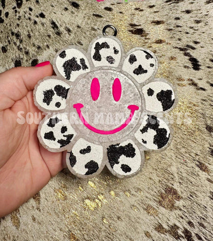 Smiley Flower Silicone Freshie Mold