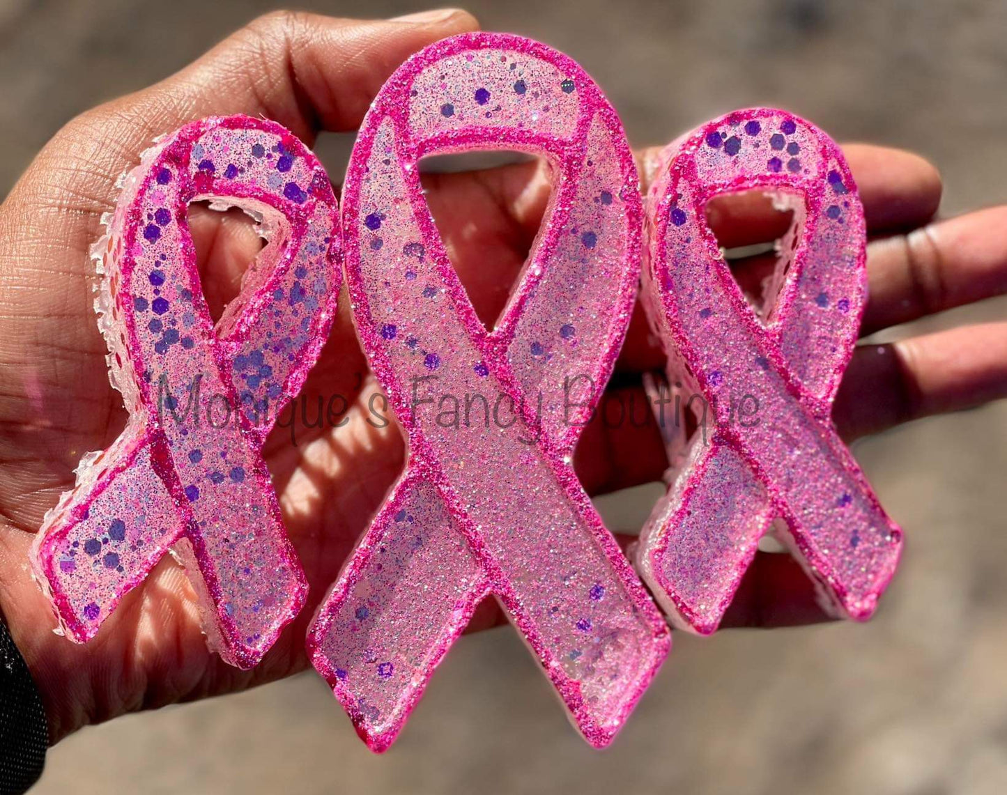 Awareness Ribbon Double Vent Silicone Freshie Mold