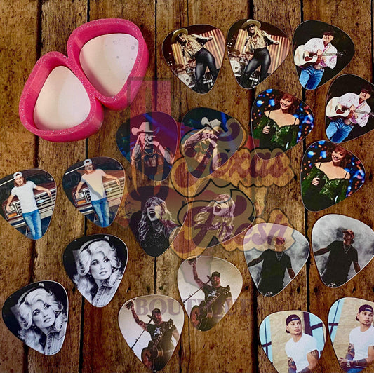 MSM guitar pick vents cardstock grab bag