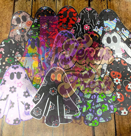 Natollies Creations floral ghost cardstock grab bag