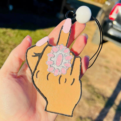 Western Middle Finger Silicone Freshie Mold