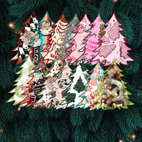 Natollie's Creations Blank Christmas Tree cardstock grab bag