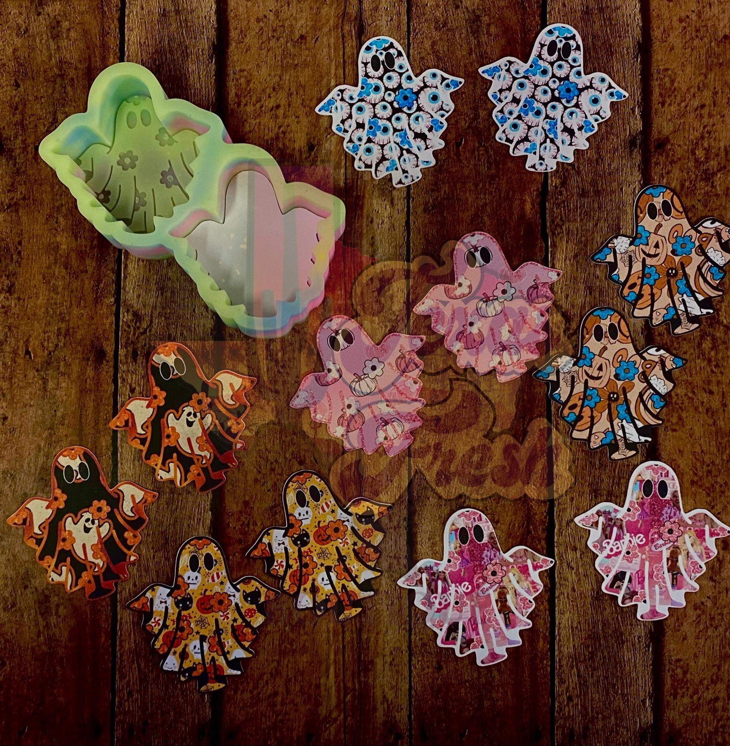 TLB floral ghost VENT cardstock grab bag