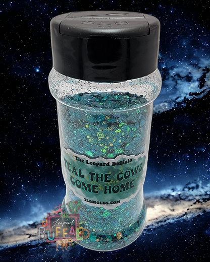 "Teal The Cows Come Home" TLB Premium Glitter