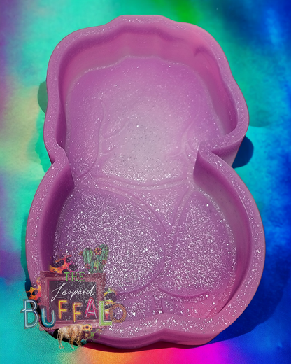 Curvy Babe Silhouette Silicone Freshie Mold