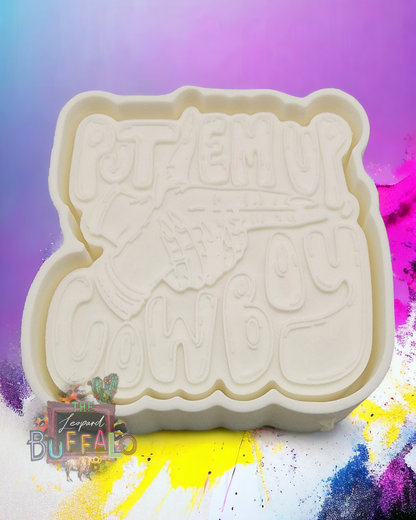 Put Em Up Cowboy Silicone Freshie Mold