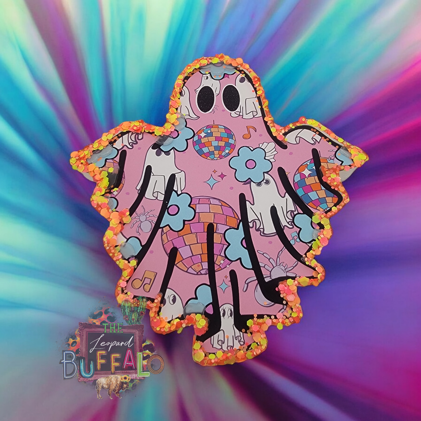 Floral Ghost Silicone Freshie Mold