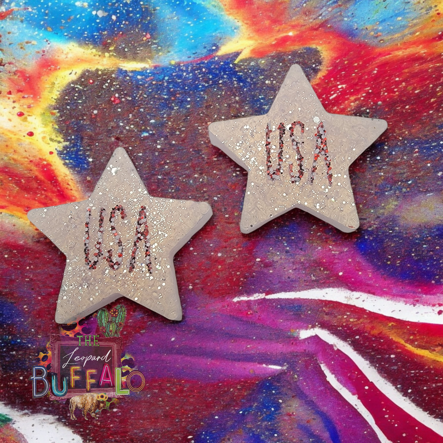 USA star double vents Silicone Freshie Mold