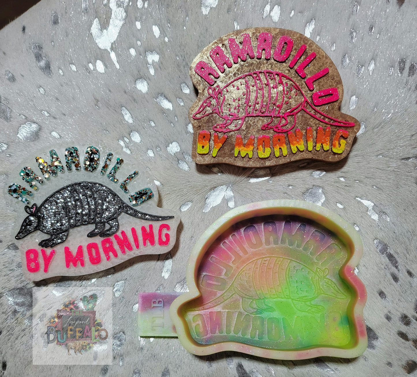 Armadillo By Morning Silicone Freshie Mold