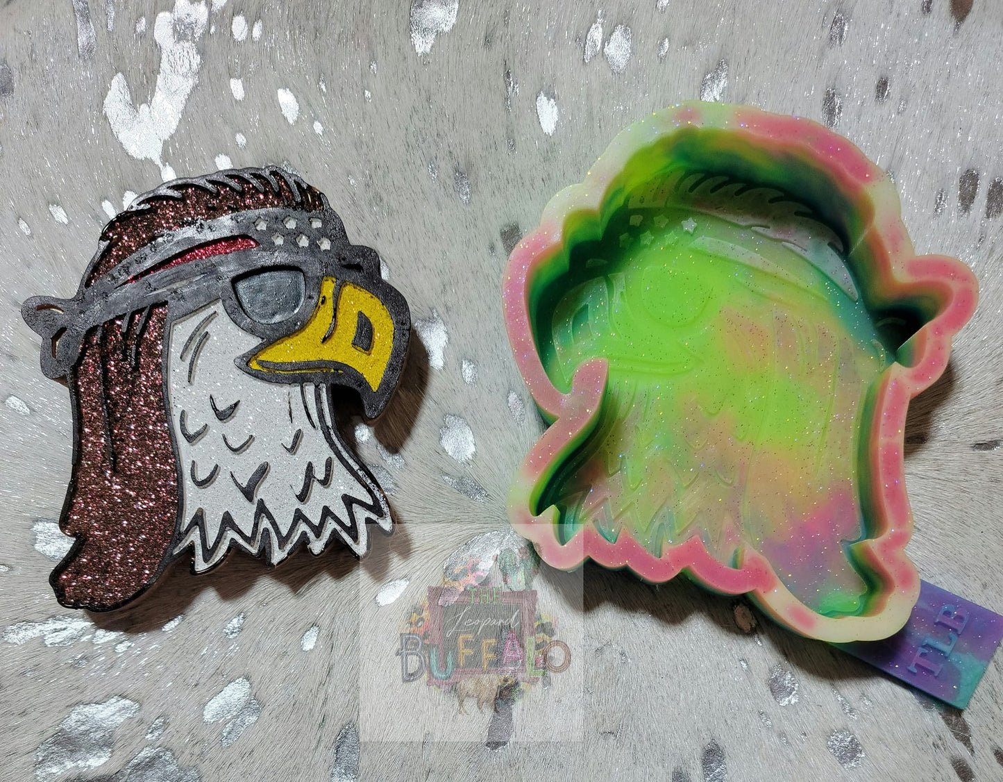 Eagle With Sunglasses Silicone Freshie Mold