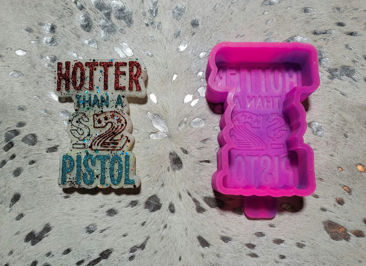 Hotter Than A $2 Pistol Silicone Freshie Mold