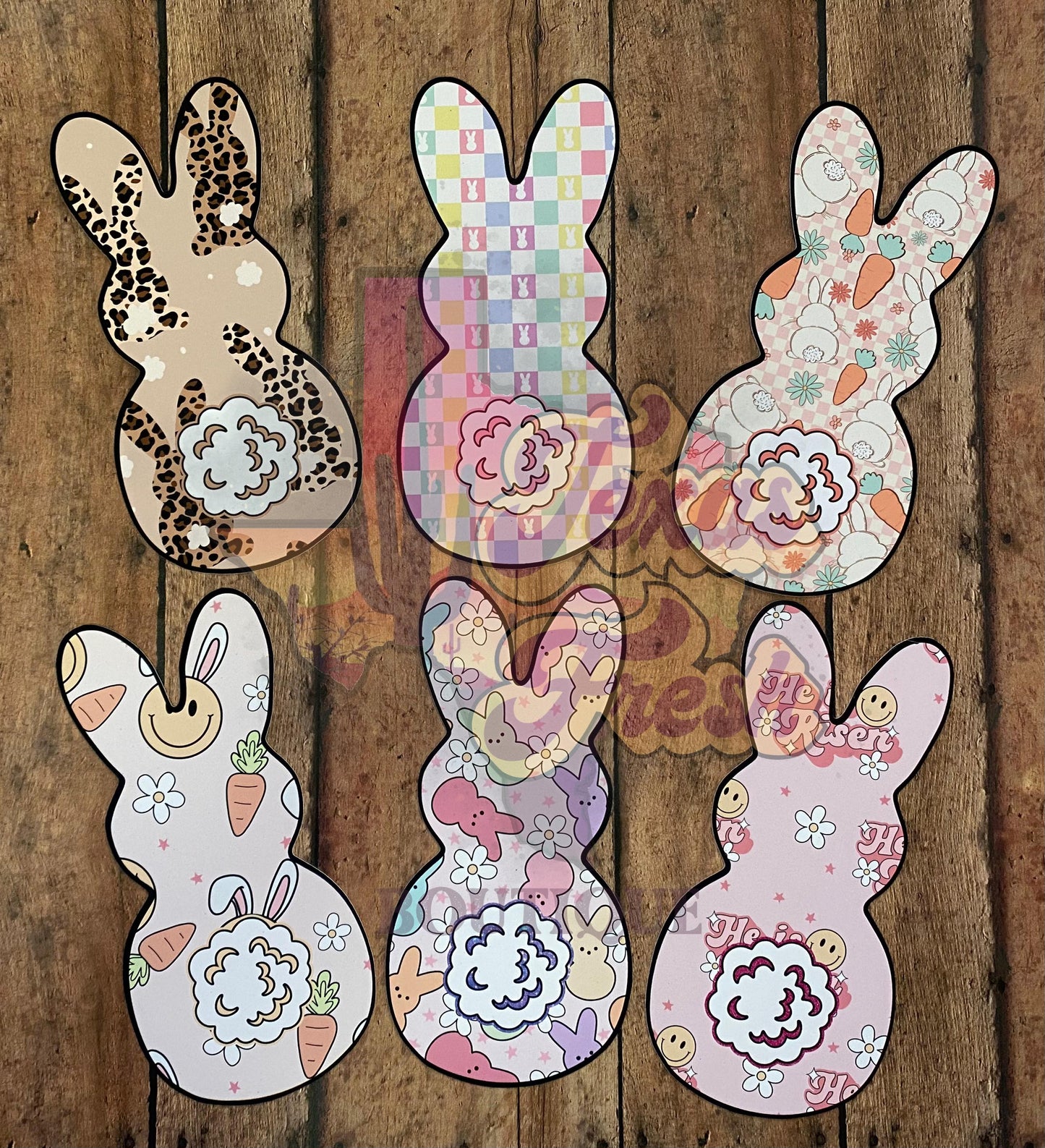 Ramblin Darlin plain bunny cardstock grab bag