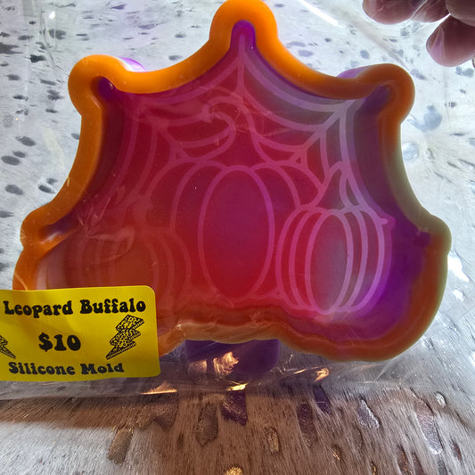 RTS 3 Pumpkin SpiderWeb silicone mold