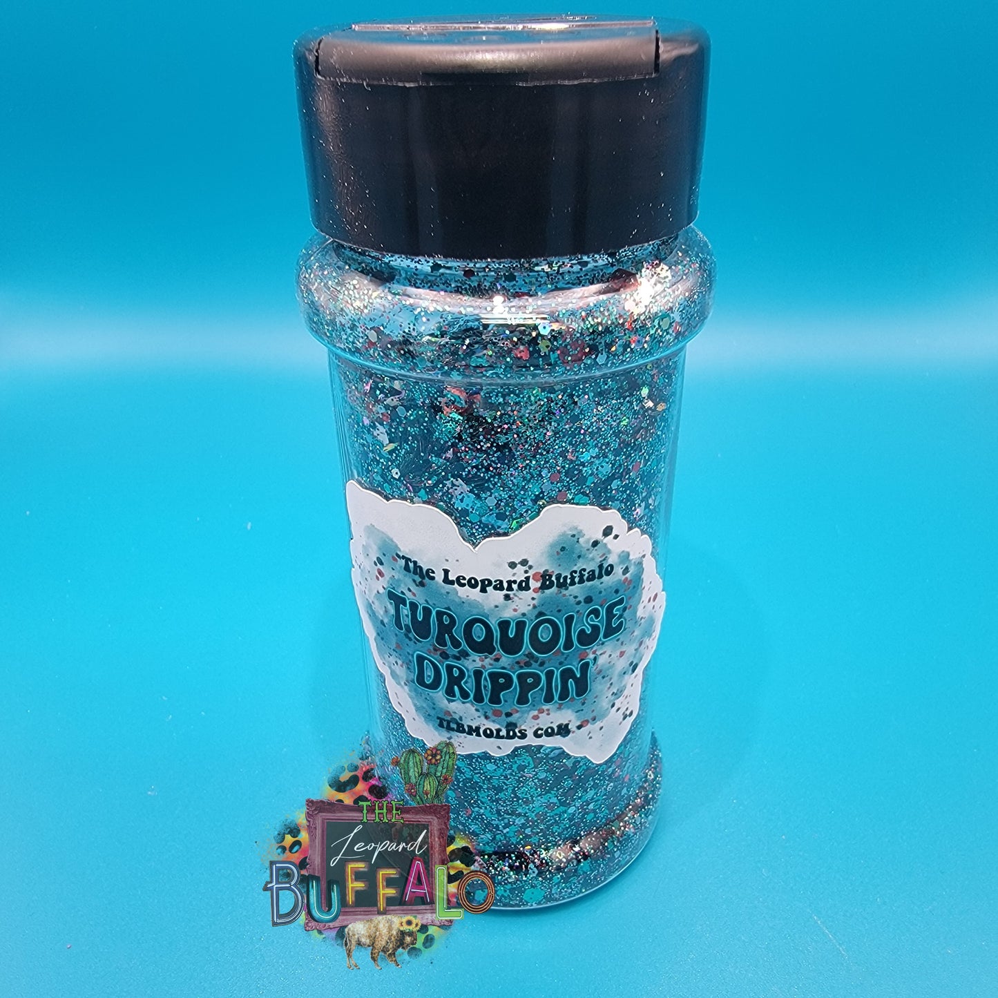 "Turquoise Drippin" TLB Premium Glitter