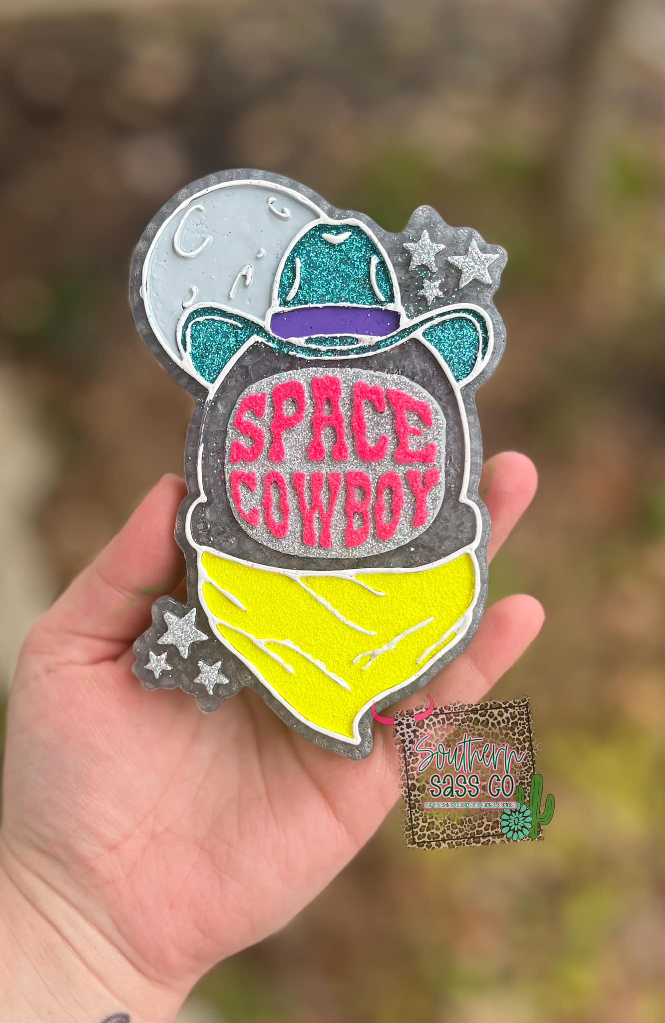 Space Cowboy Silicone Freshie Mold