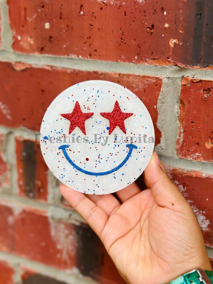 Star Eye Smiley Silicone Freshie Mold