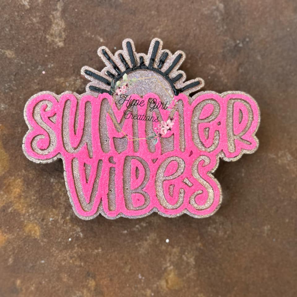 Summer Vibes Silicone Freshie Mold