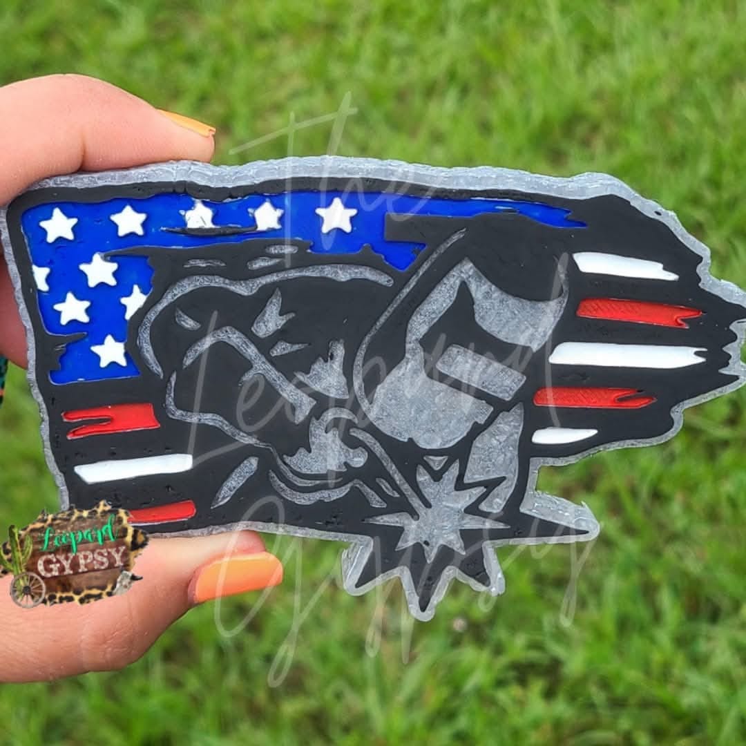 Welder Flag Silicone Freshie Mold