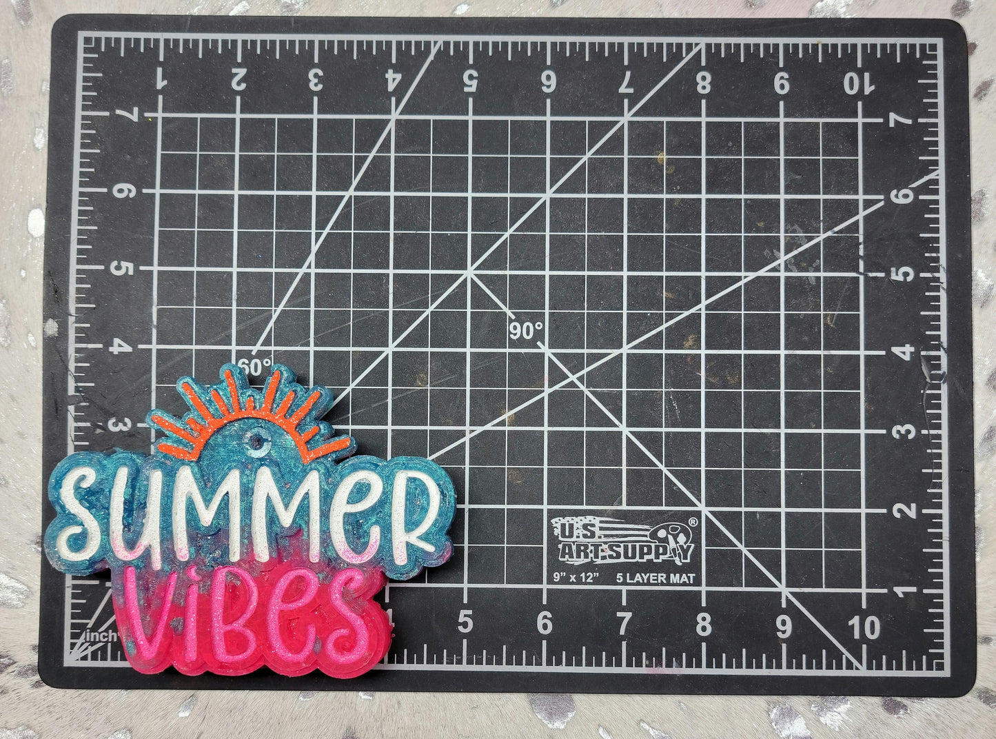 Summer Vibes Silicone Freshie Mold