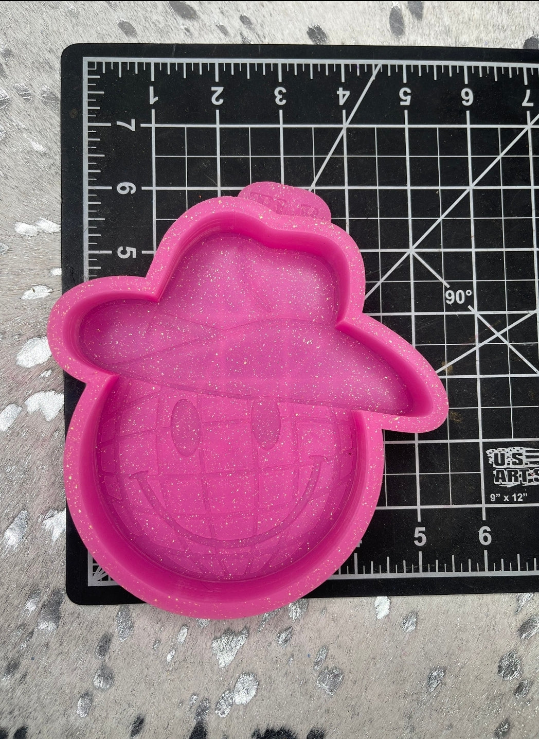 Disco Smiley Cowboy Silicone Freshie Mold