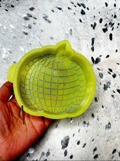 Disco Pumpkin Silicone Freshie Mold