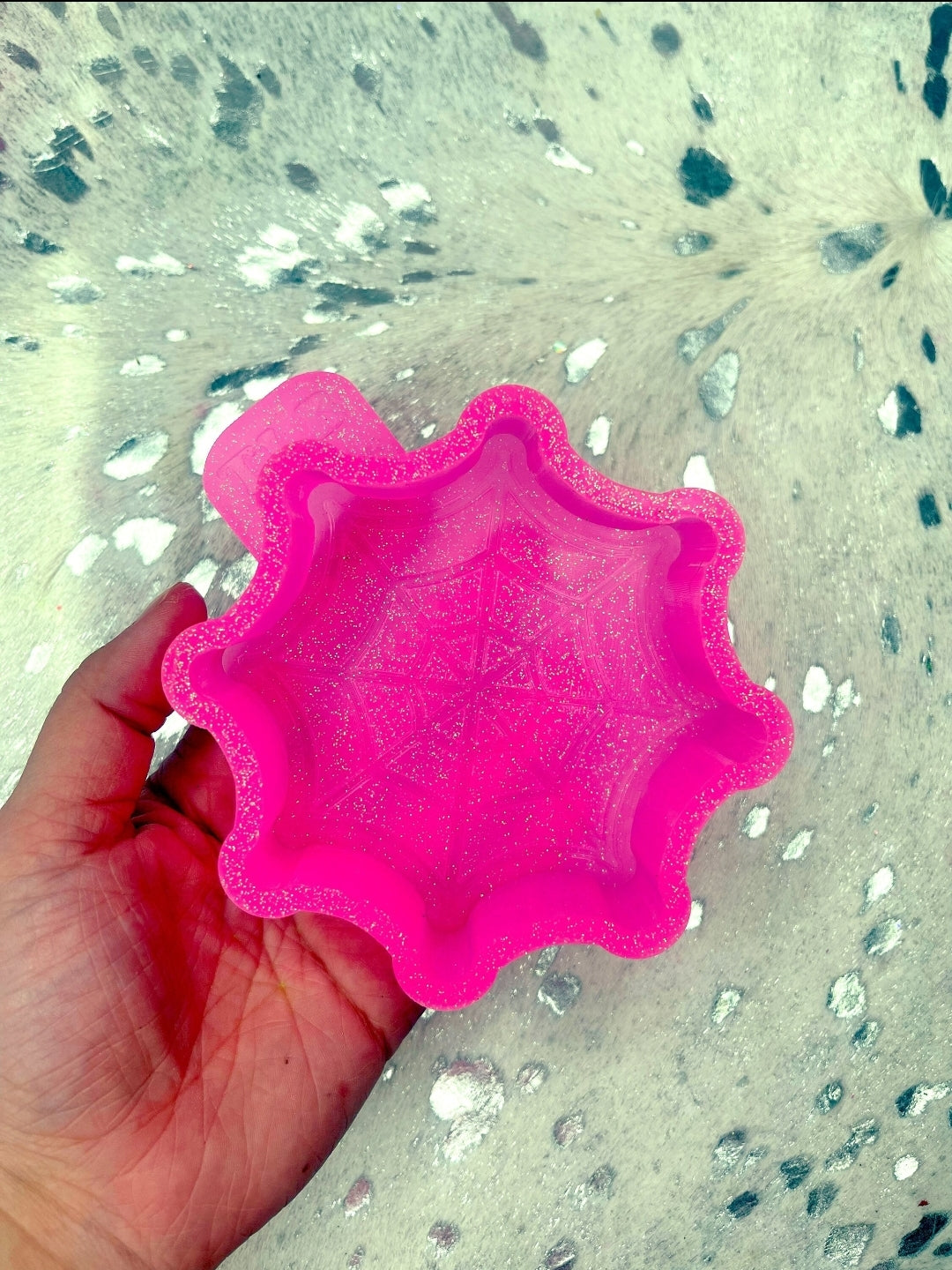 Spiderweb Silicone Freshie Mold