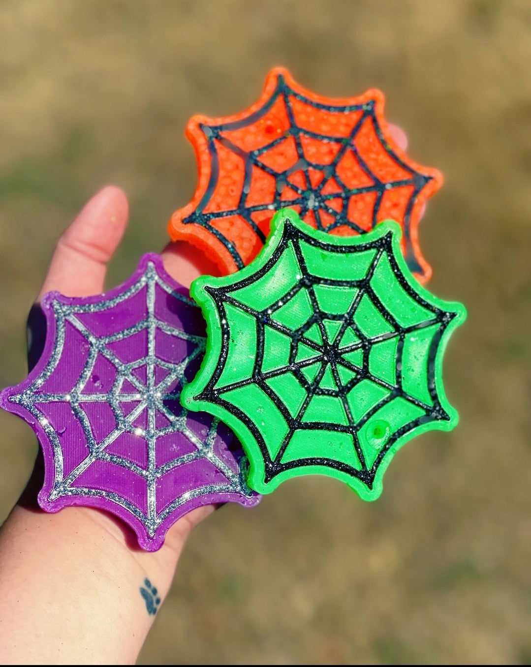 Spiderweb Silicone Freshie Mold